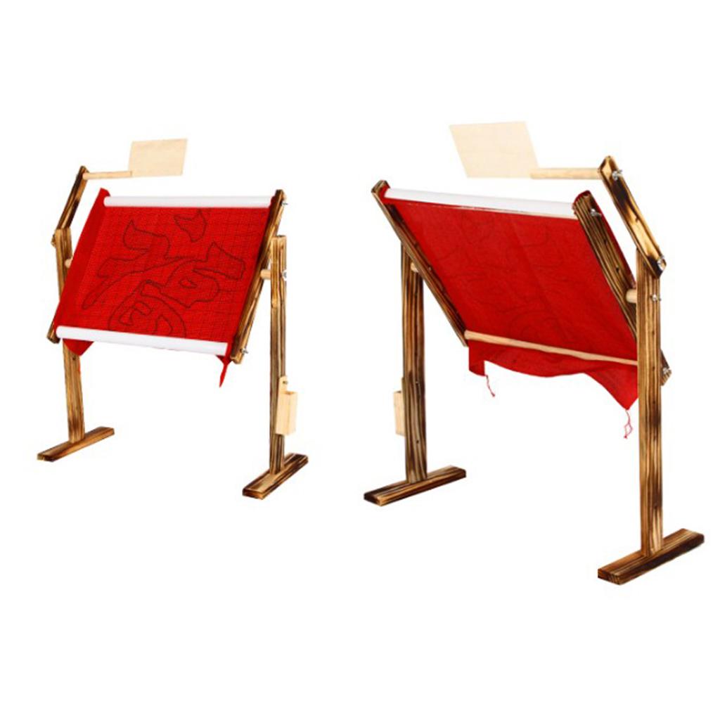 Desk Setup Kit - Soporte de Madera Ajustable para Bordado,