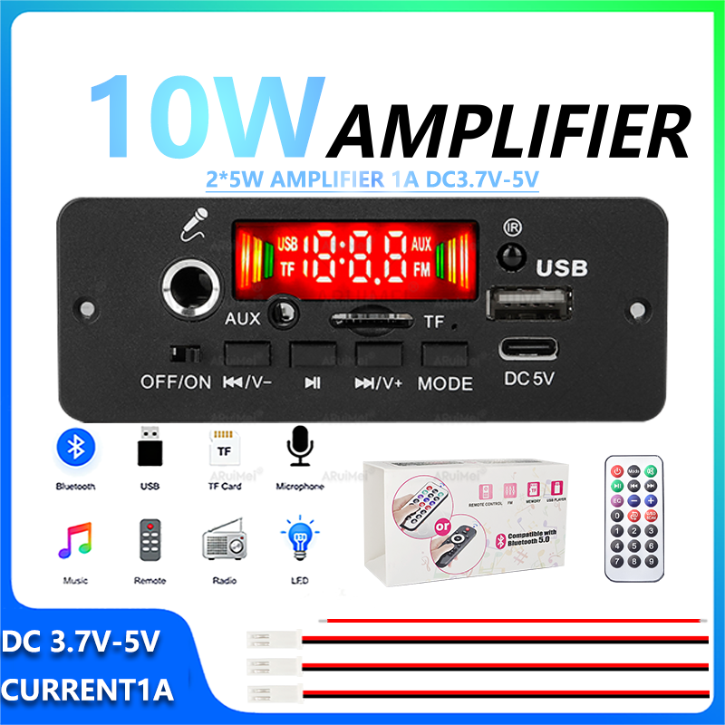 Desk Setup Kit - Kit completo de amplificador Bluetooth 5,0