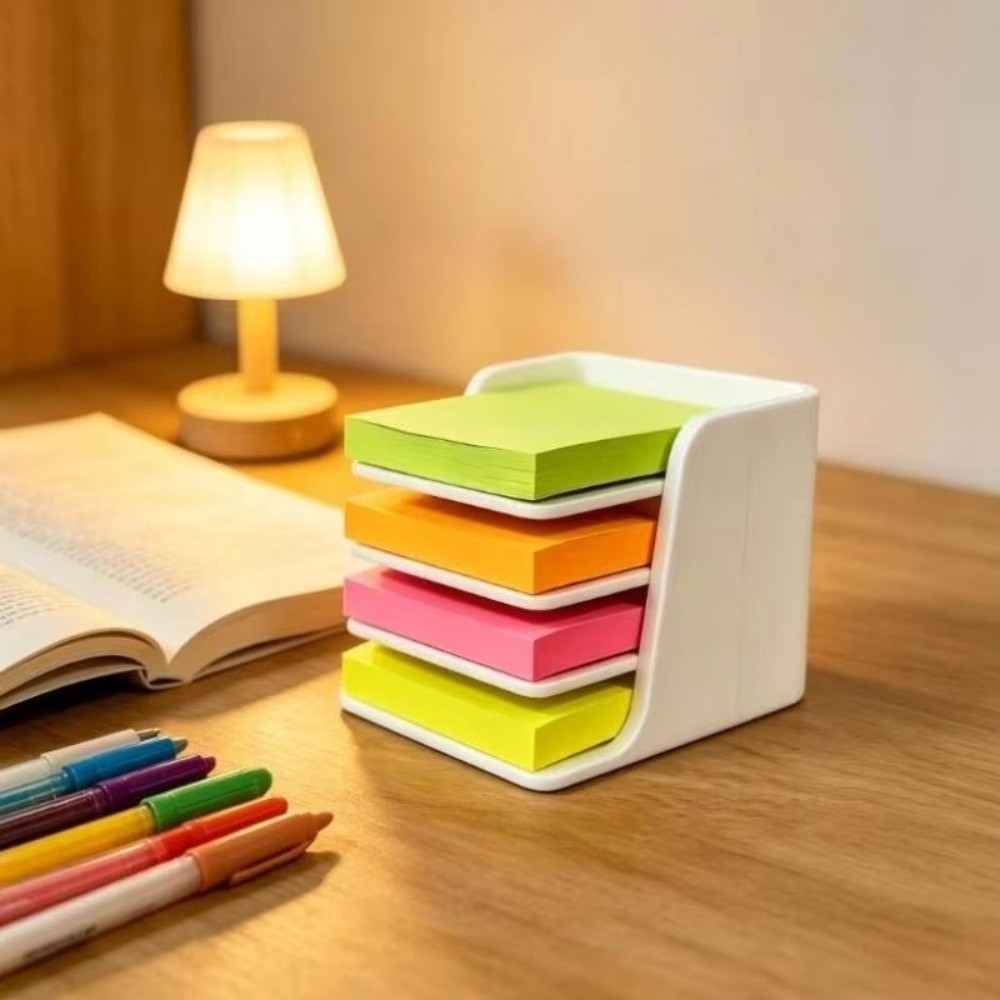 Sticky Memo Holder - Soporte Apilable para Notas Adhesivas, Organizador
