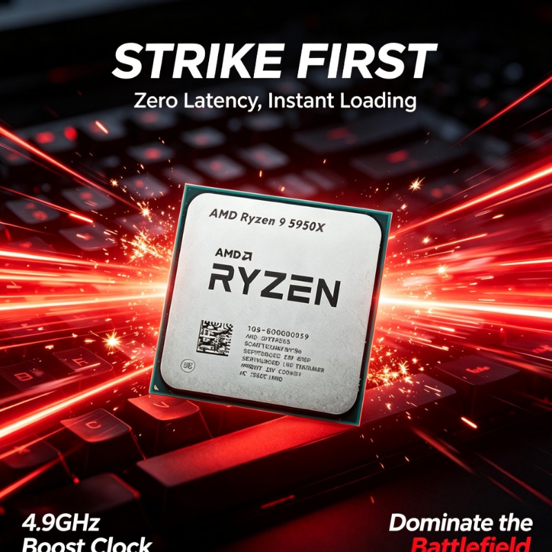 Amd Cpu Ryzen 9 - CPU Multi Núcleo para Plataforma AM4,