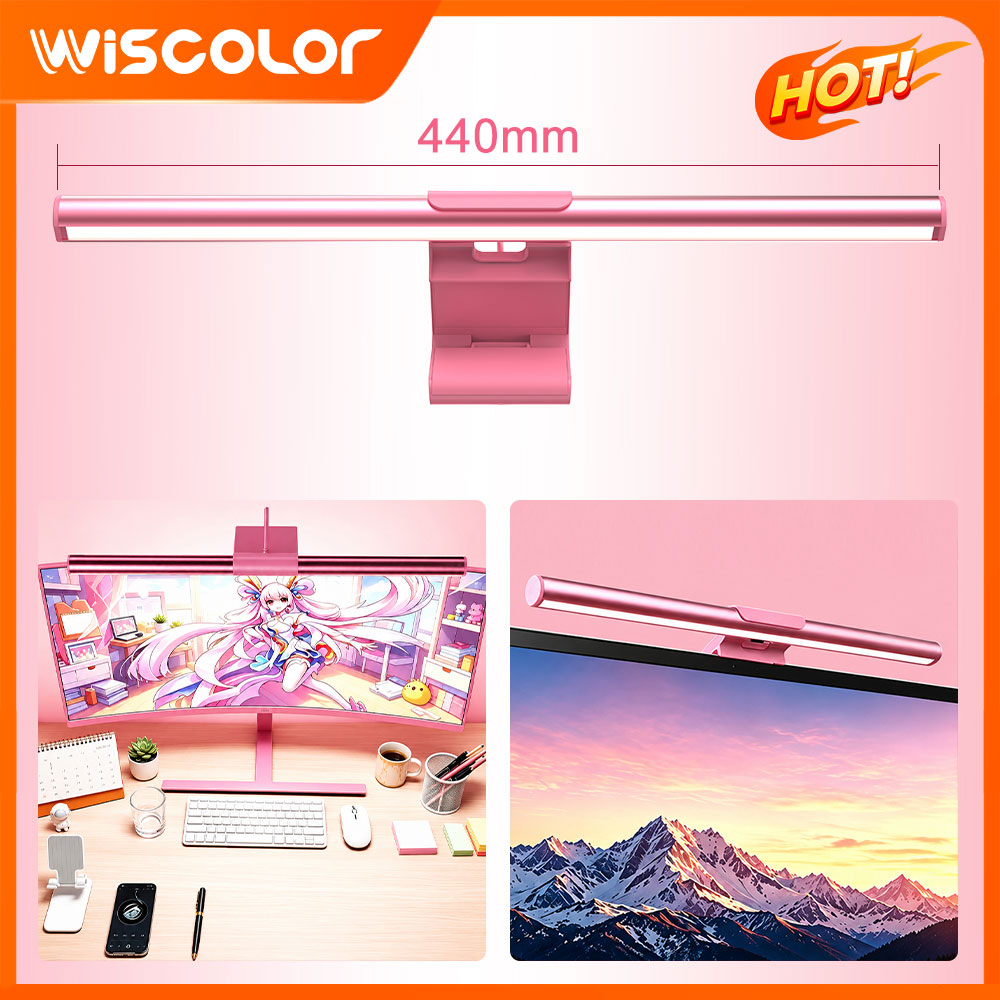 Desk Setup Cute - Barra de Luz LED para Monitor,