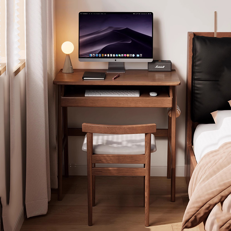 Desk Setup With Laptop - Mesa de pared para estudiantes, escritorios
