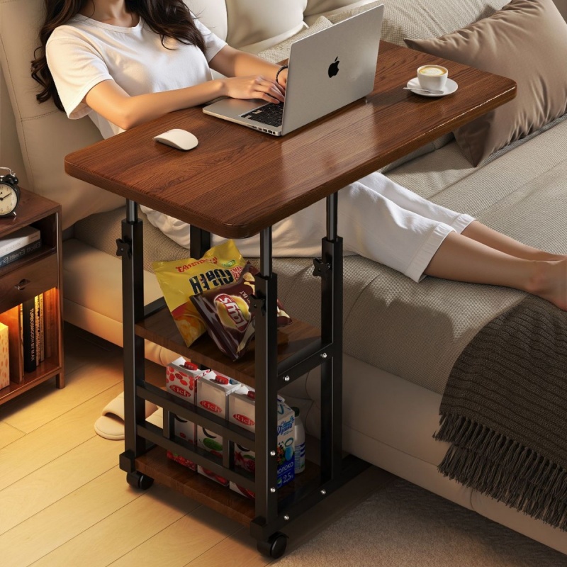 Mesa de Noche Móvil con Ruedas - Desk Setup Laptop reseña y precio