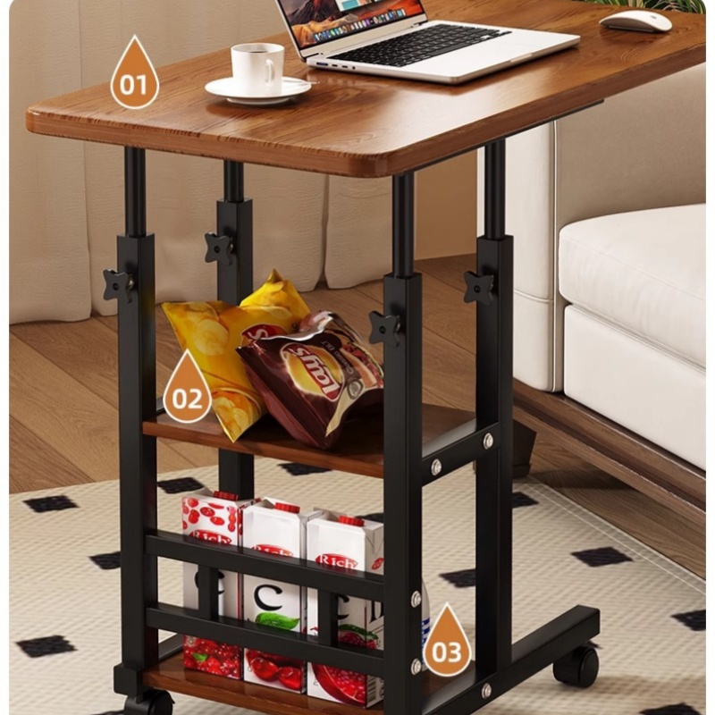 Mesa de Noche Móvil con Ruedas - Desk Setup Laptop reseña y precio