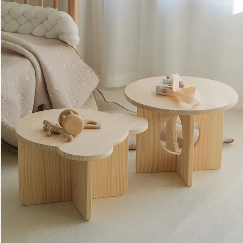 Mesa pequeña de madera maciza  - Desk Setup Small Room reseña y precio