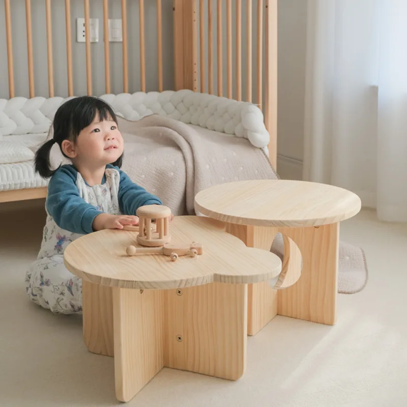 Mesa pequeña de madera maciza  - Desk Setup Small Room reseña y precio