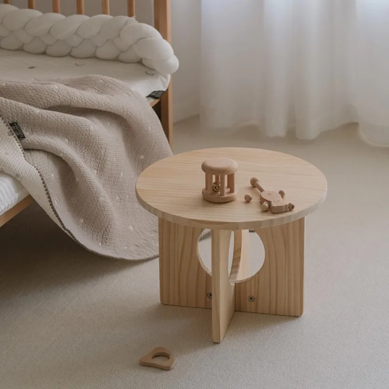 Mesa pequeña de madera maciza  - Desk Setup Small Room reseña y precio