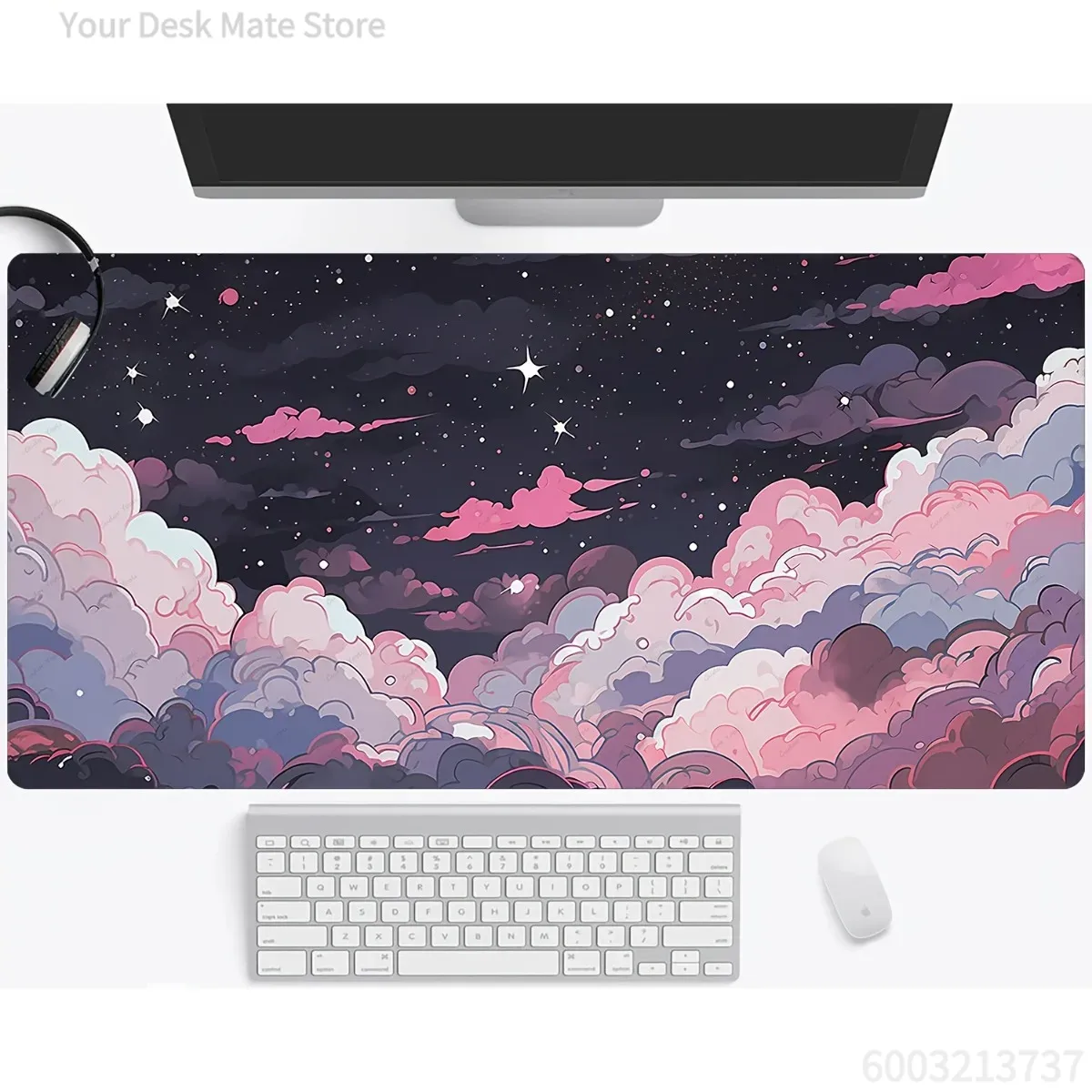 Alfombrilla de Ratón de Goma c - Desk Setup With Laptop reseña y precio