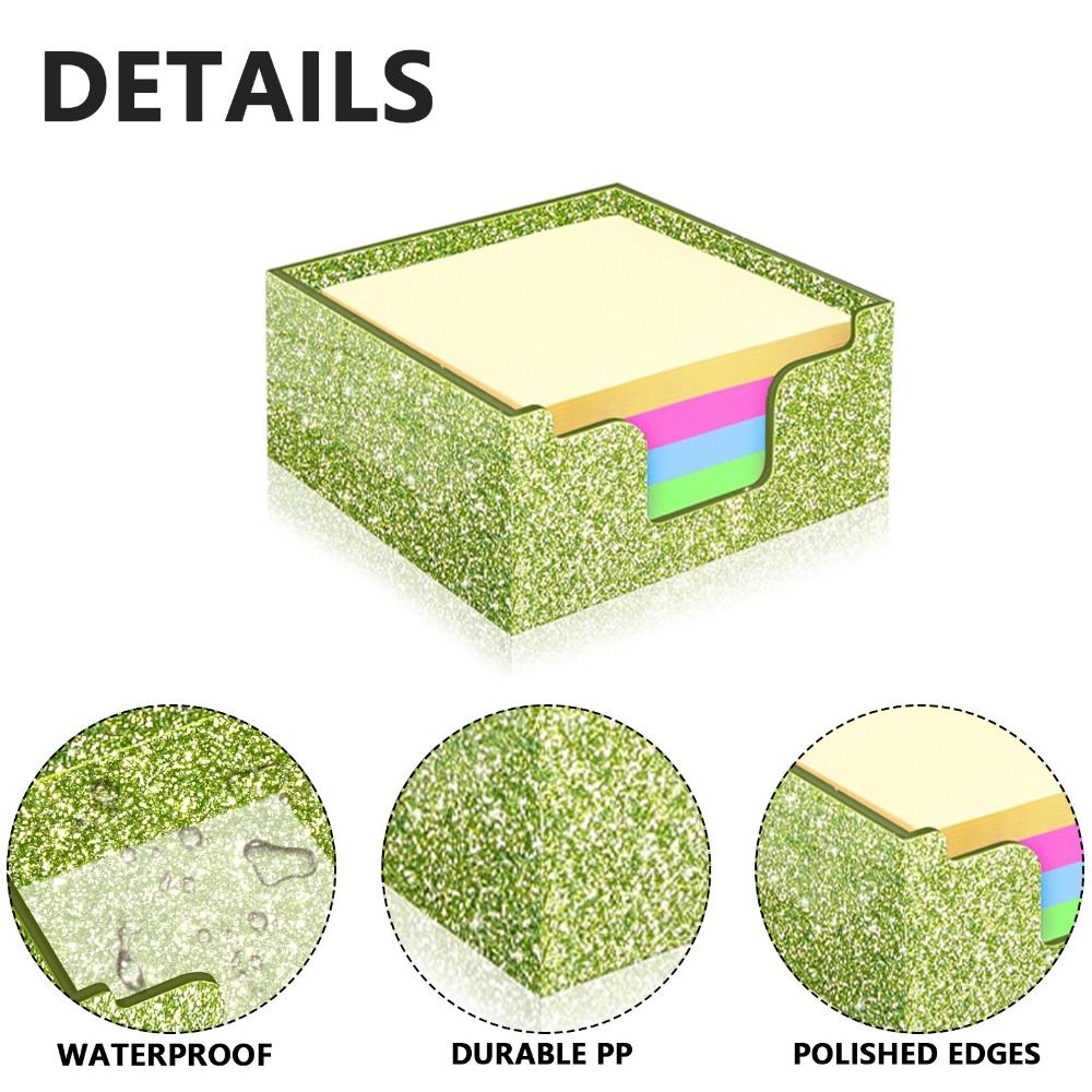 Soporte acrílico con purpurina - Sticky Memo Holder reseña y precio