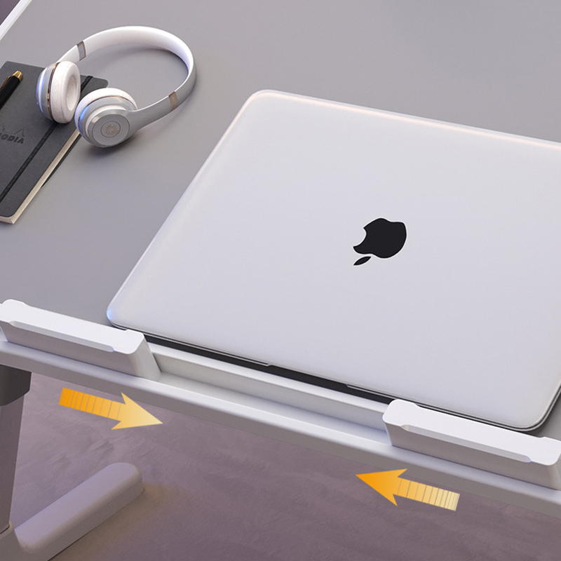 Mesa sobre la cama, mesas de e - Desk Setup With Laptop reseña y precio
