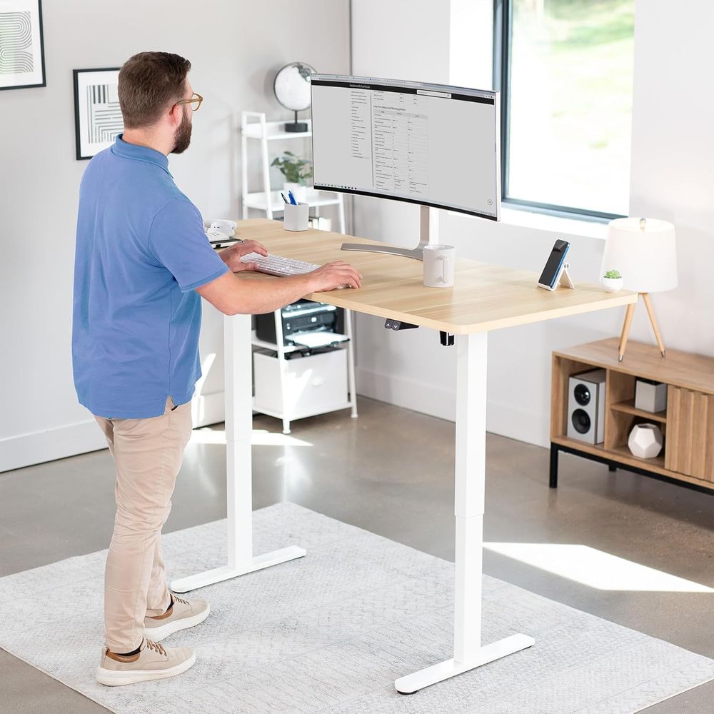 Escritorio eléctrico de 71 x 3 - Desk Setup Kit reseña y precio