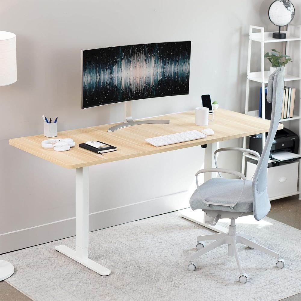 Escritorio eléctrico de 71 x 3 - Desk Setup Kit reseña y precio