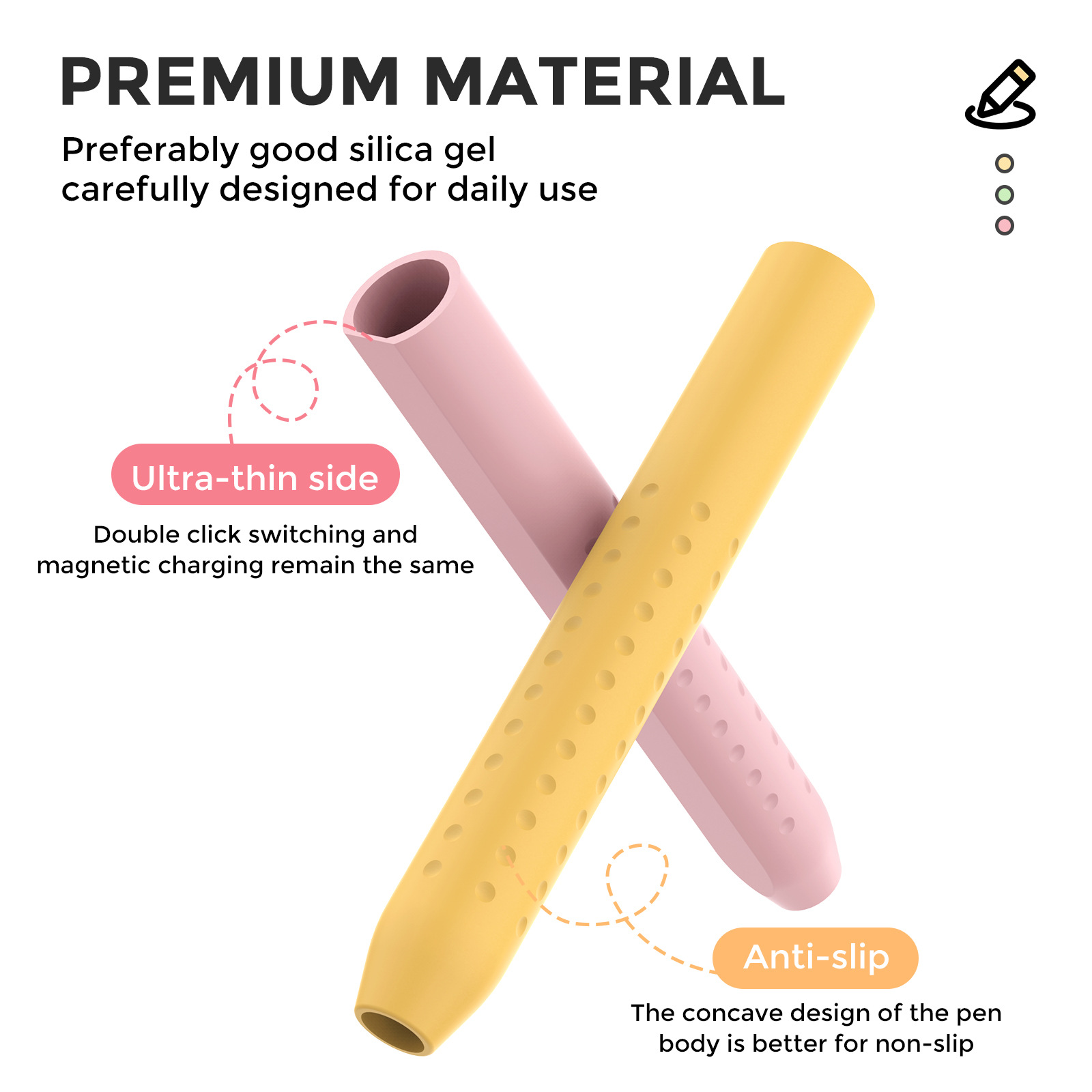 1 funda de lápiz óptico para A - Pen Cup Magnetic reseña y precio