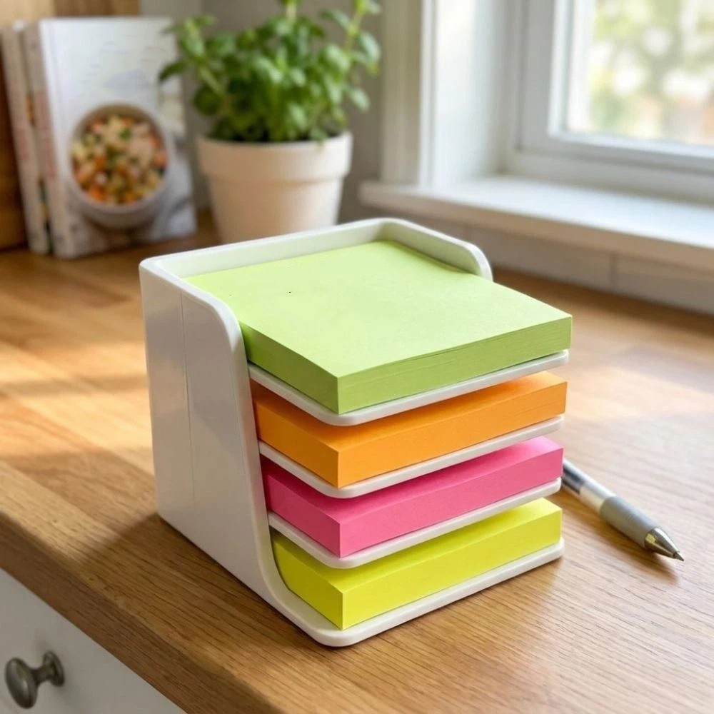 Soporte Apilable para Notas Ad - Sticky Memo Holder reseña y precio