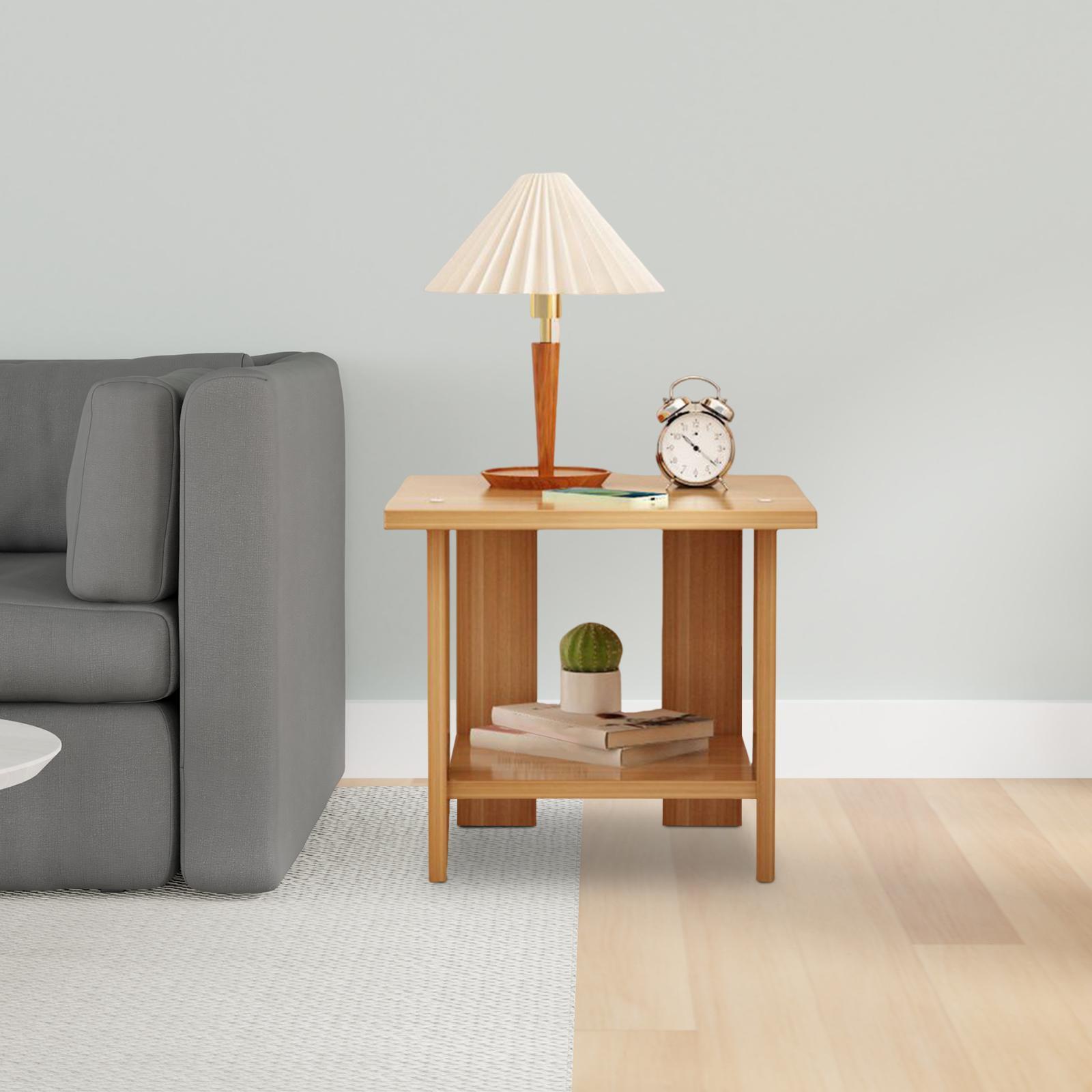 Mesa auxiliar de madera de dob - Desk Setup Laptop reseña y precio