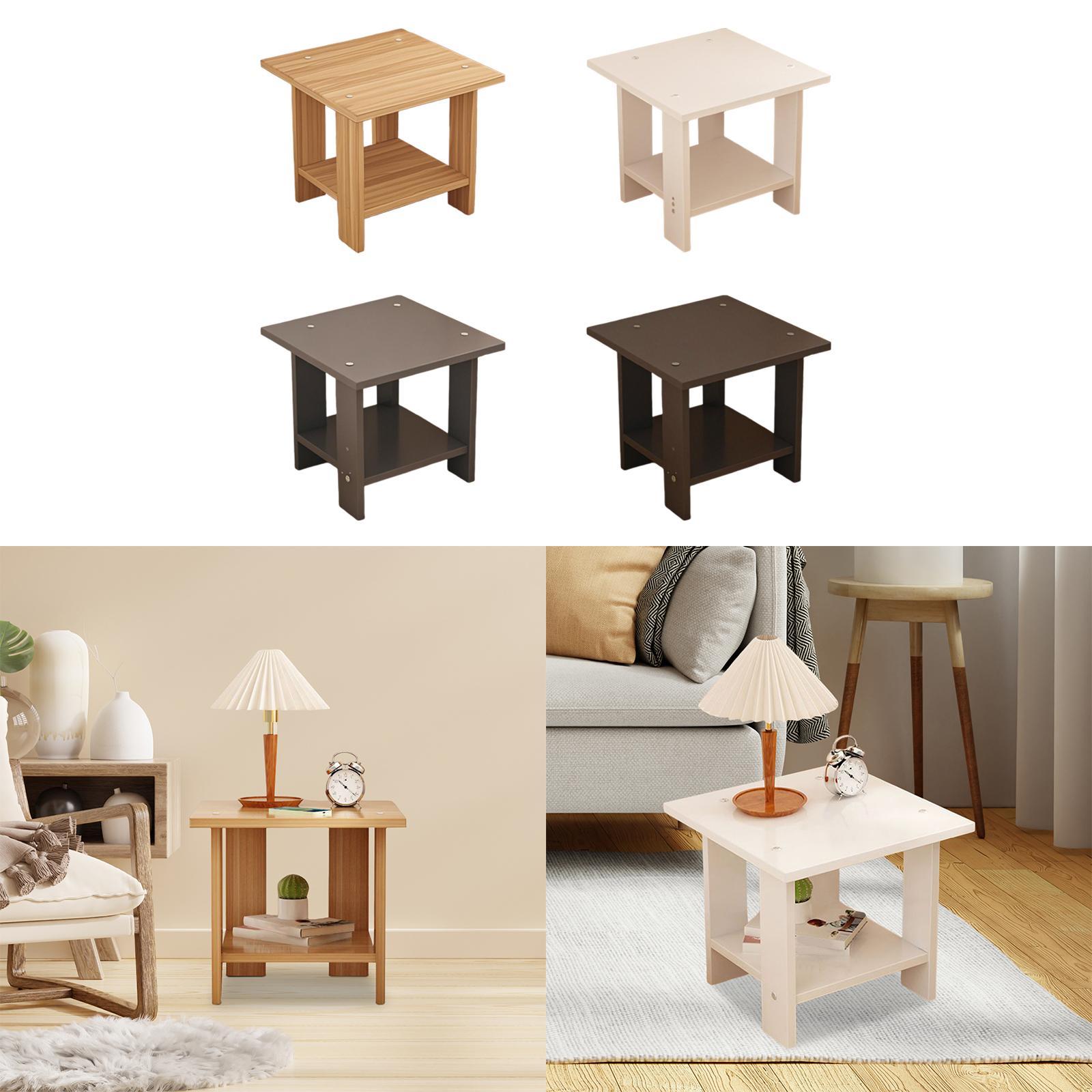 Mesa auxiliar de madera de dob - Desk Setup Laptop reseña y precio