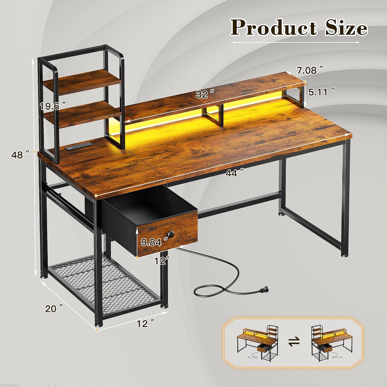 Escritorio Pequeño para Comput - Desk Setup In Small Bedroom reseña y precio