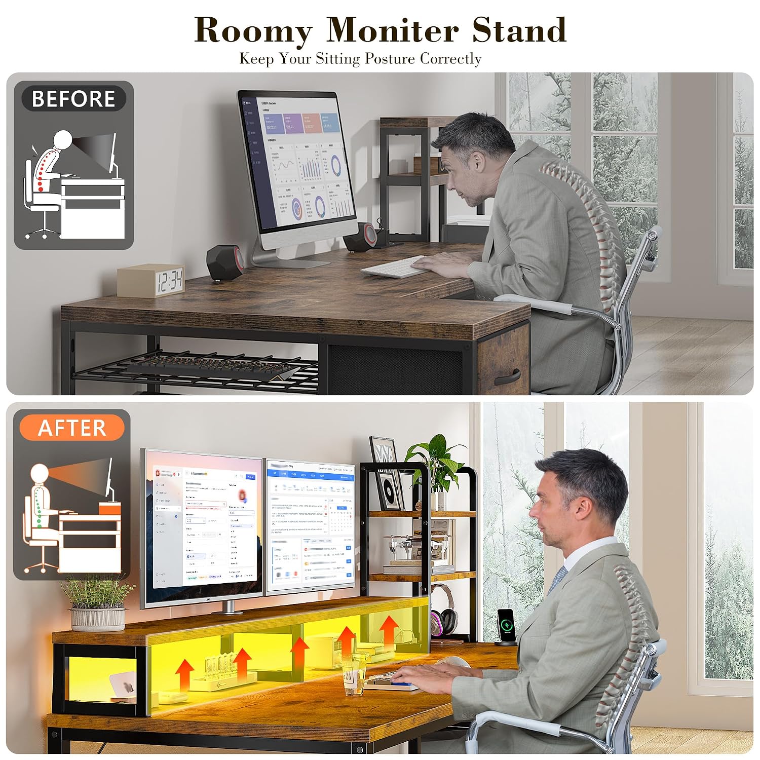 Escritorio Pequeño para Comput - Desk Setup In Small Bedroom reseña y precio