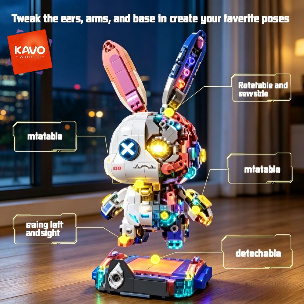 KAVOWORLD Juego de Bloques de  - Desk Setup Kit reseña y precio