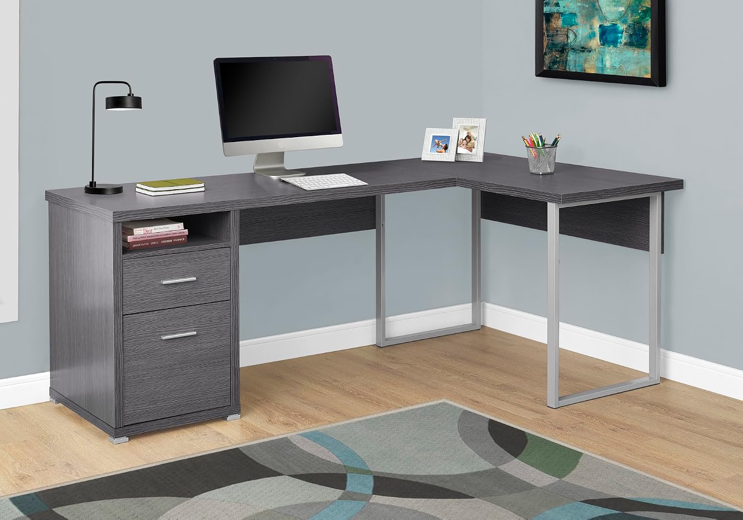 Escritorio para Computadora I  - Desk Setup With Laptop reseña y precio